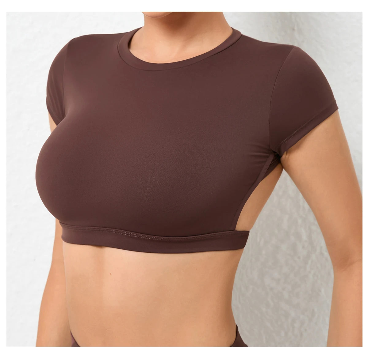 Women's Backless Sports Top Yoga Gym Fitness