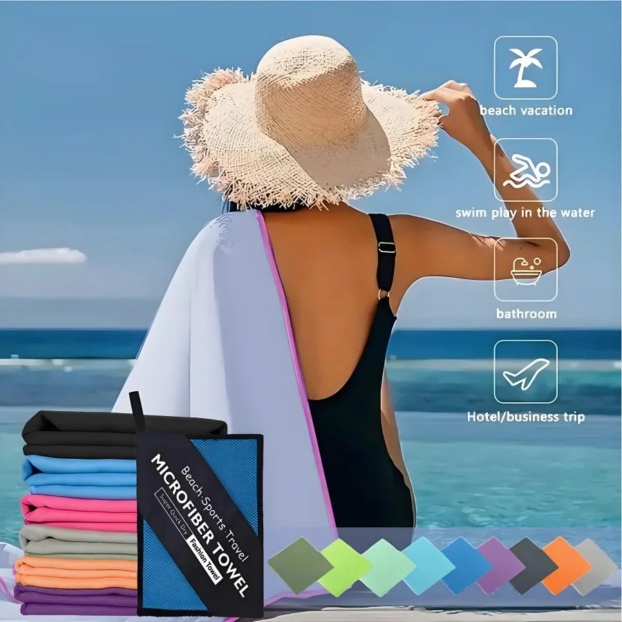 Microfiber Travel Beach Towel, Quick Dry Towel, Camping Towel, Super Absorbent Compact Lightweight Sports Towel, Gym Towel