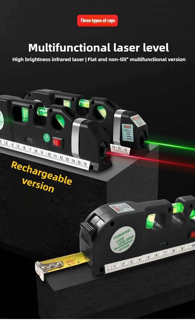 Máy Cân Mực Laser 4in1 Đo Chéo Tự Cân Cho Thợ Mộc - Daisan Mart