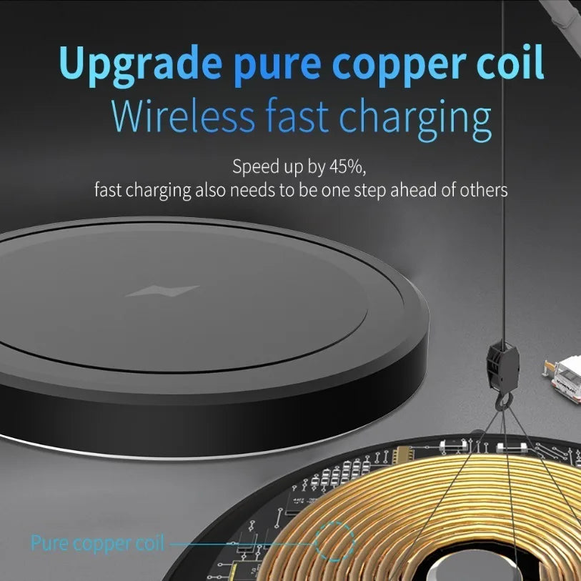 30W Phone Magnetic Wireless Charger Pad For Magsafe iPhone 17 16 15 14 13 12 Pro Max Desktop Chargers Type C Fast Charging Stand