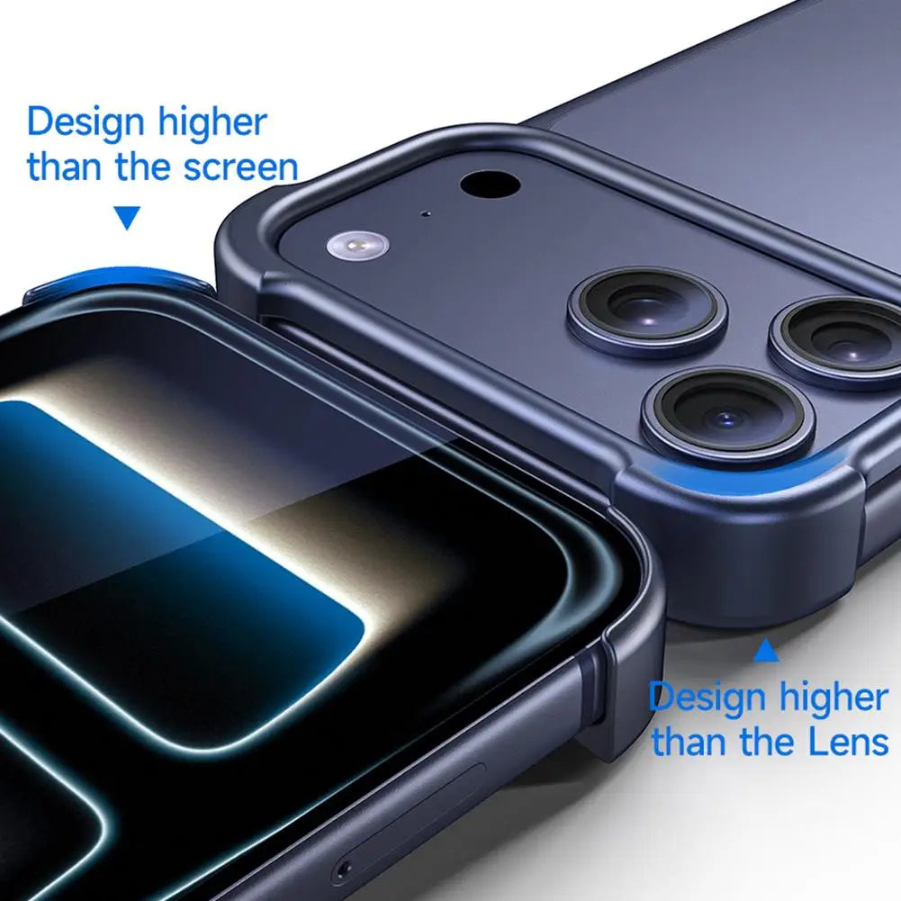 Aluminium Frame Metal Protective Case for iphone 17 Pro 17 Pro Max Strong Anti-Fall Heat Dissipation Metal Frame Casing - Daisan Mart