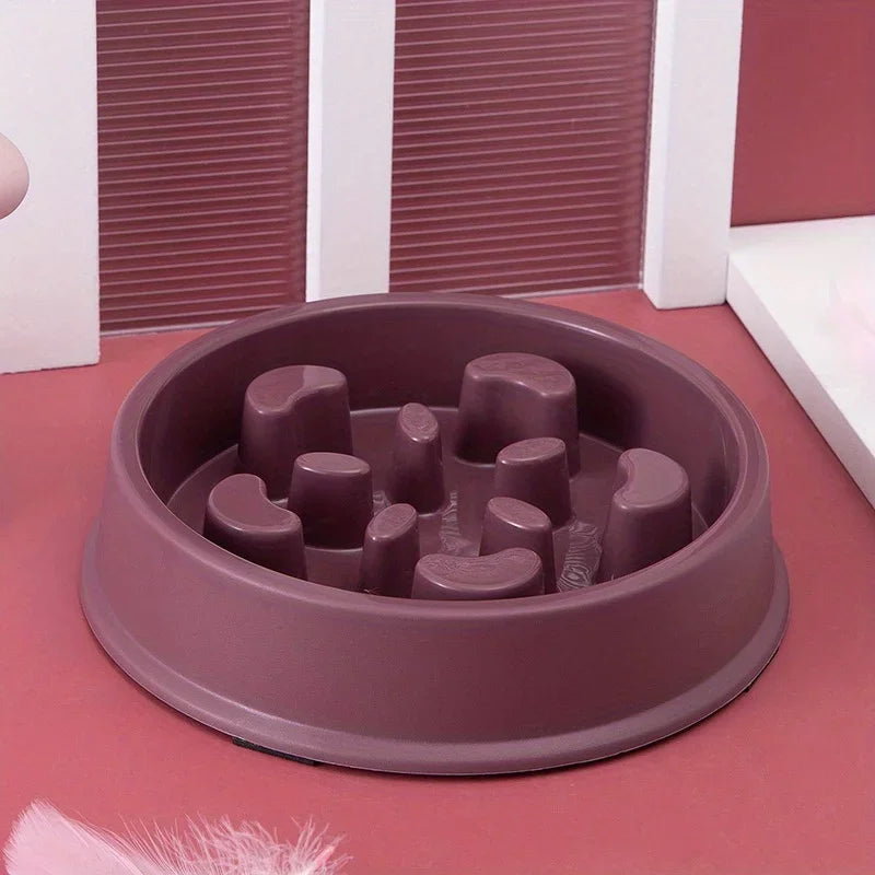 Non-slip slow Feeder Pet Bowl prevents choking and promotes healthy eat habits for Dogs and Cats Dog food bowls Pet rice bowls - Daisan Mart