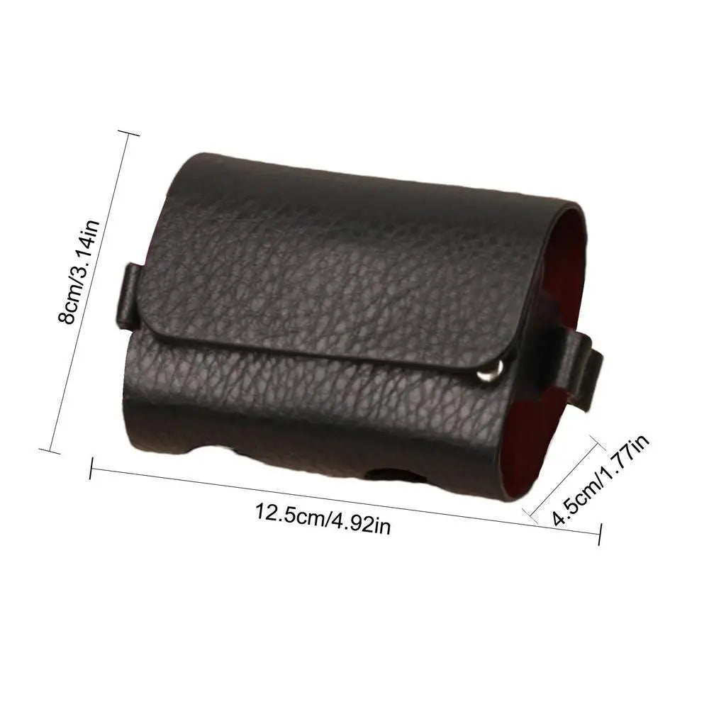 Convenient PU Leather Golf Ball Bag with 2 Balls and 4 Tees on the Hip