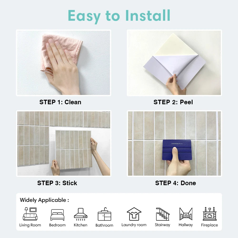 Waterproof 3D wall panels, modern decoration