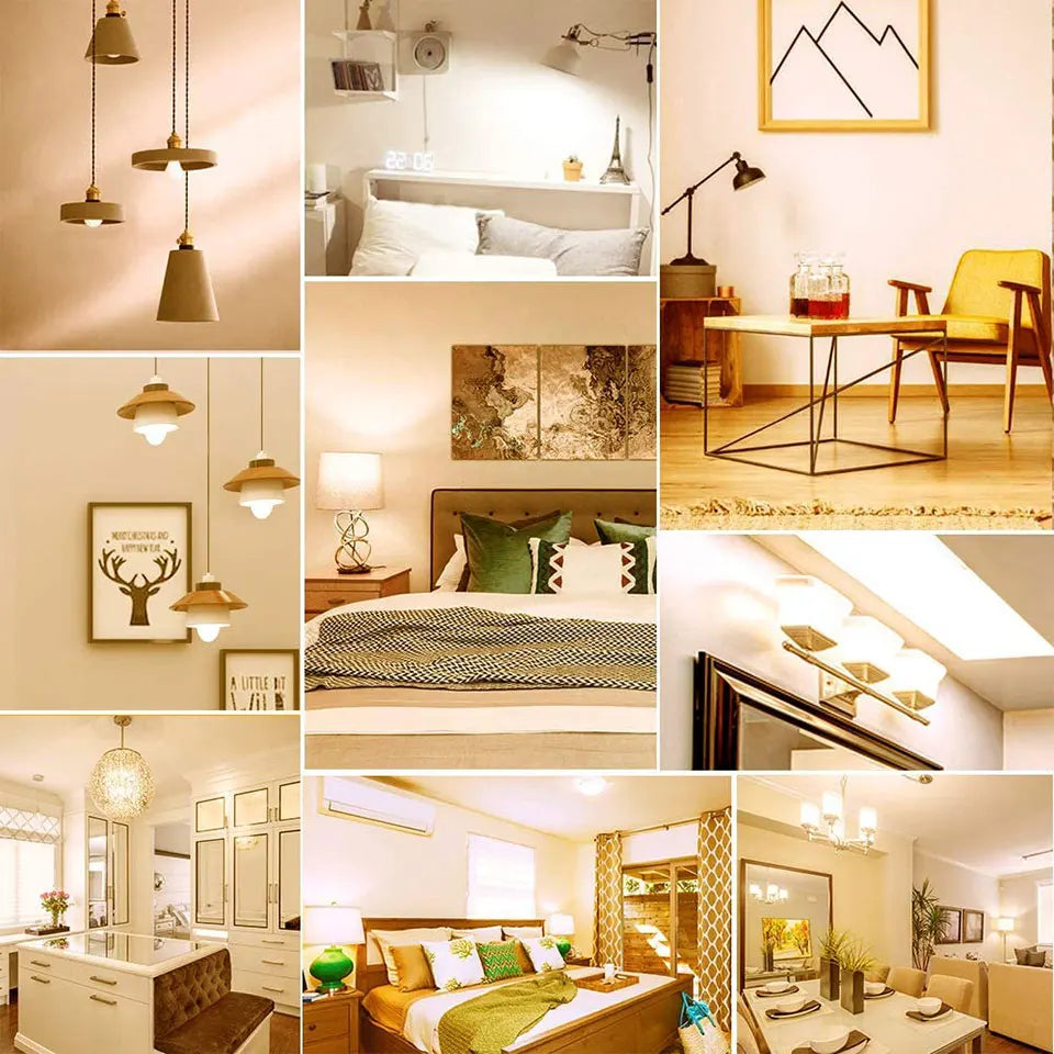 Multi-power LED bulbs E26 E12 for home and office