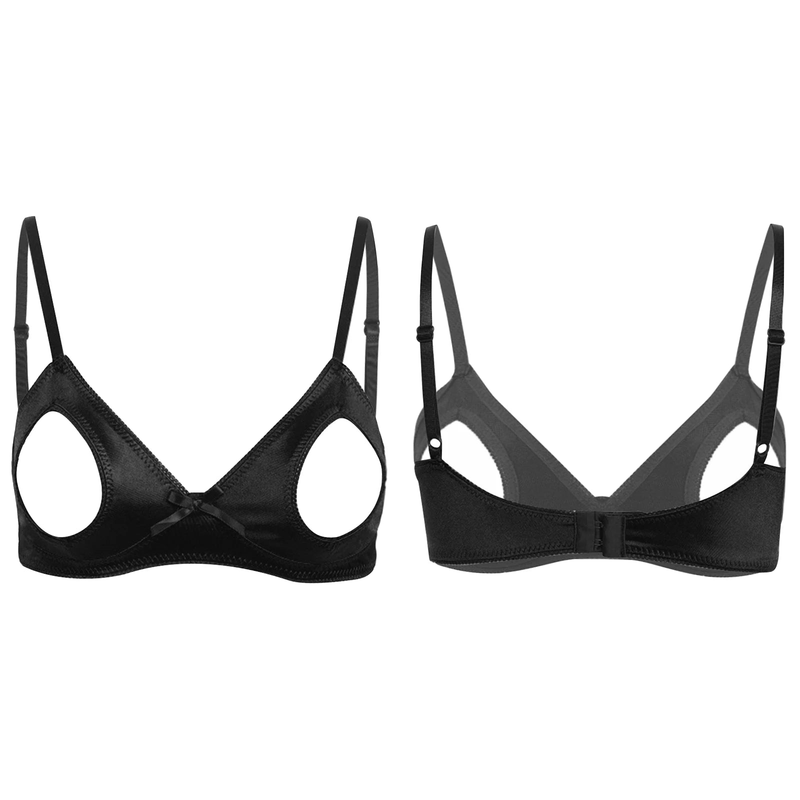 Sexy Lace Bra Open Back Adjustable Sexy Couple Bra