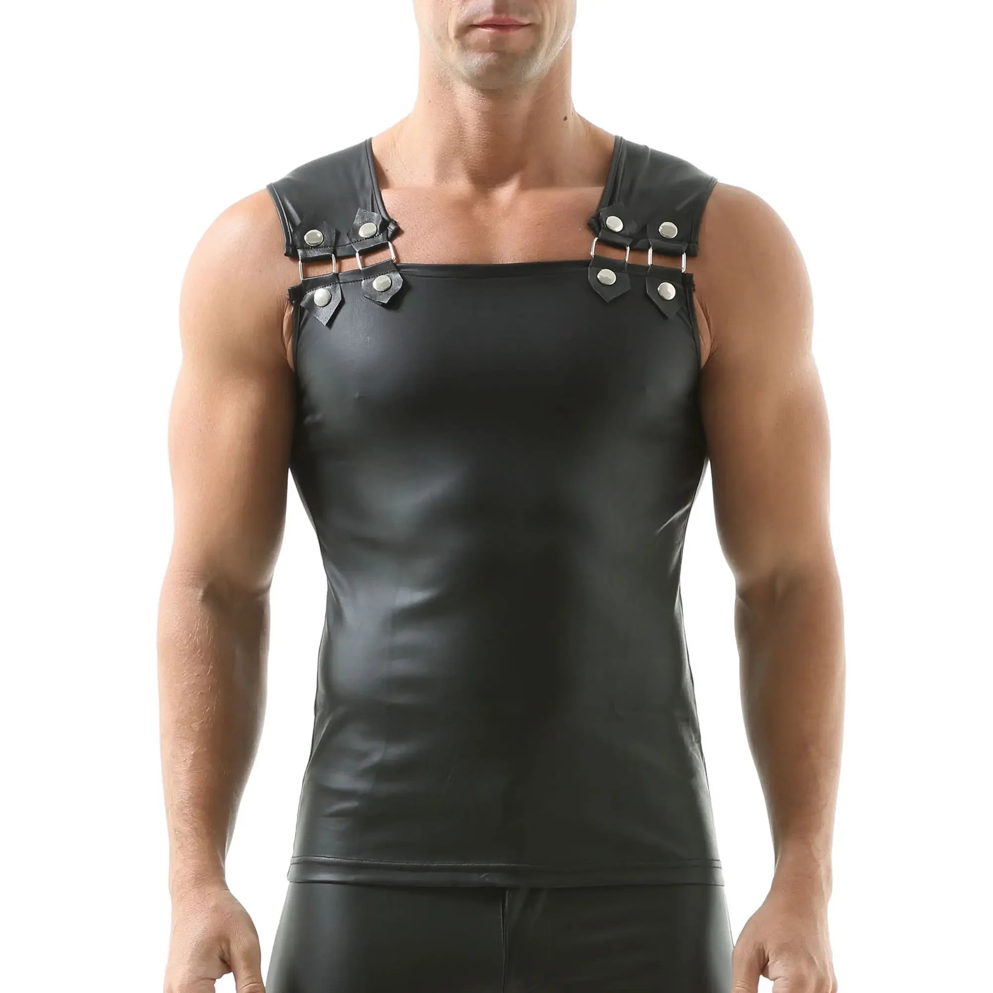 Áo Tank Da Nam Tập Gym Sexy Ôm Dáng Thể Hình - Daisan Mart