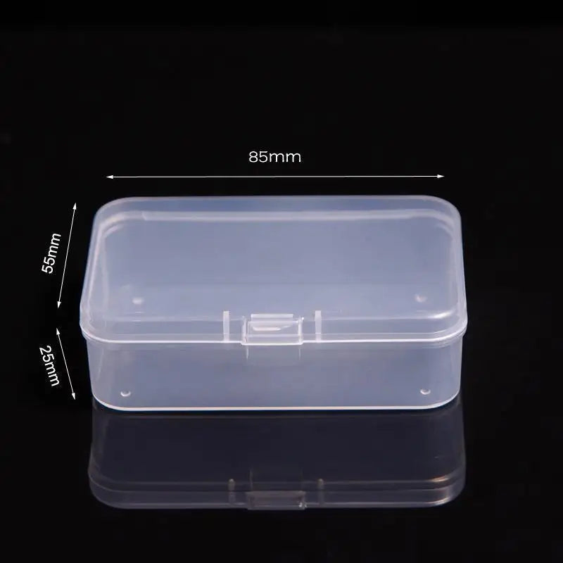 Mini Rectangular Dustproof Plastic Jewelry Box