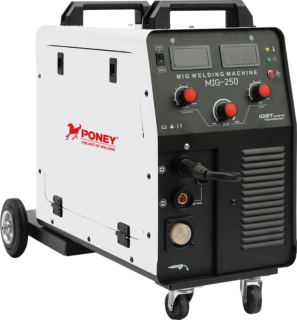 MIG 250DP 220V Single  Phase Digital Signal Control Synergic  Double Pulse Welding Mig  MIG/TIG/MMA Multifunction Welder - Daisan Mart