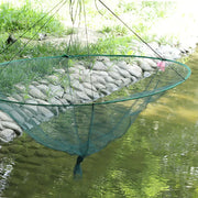 Giỏ Lưới Gấp Tròn - Dụng Cụ Câu Cá Tiện Lợi