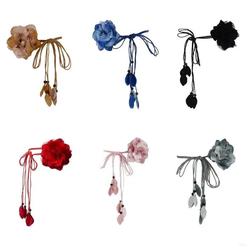 Thắt Lưng Nữ Boho Vintage Dây Thắt Hoa Vải Đẹp - Daisan Mart