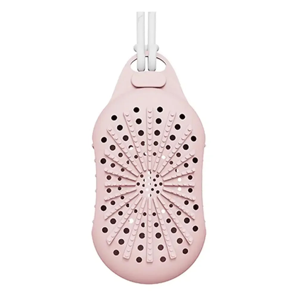 Dual-Sided Silicone Bar Soap Scrubber Exfoliating Soap Holder Pouch With Gentle Deep-Clean Quick-Dry Soap Saver For Shower