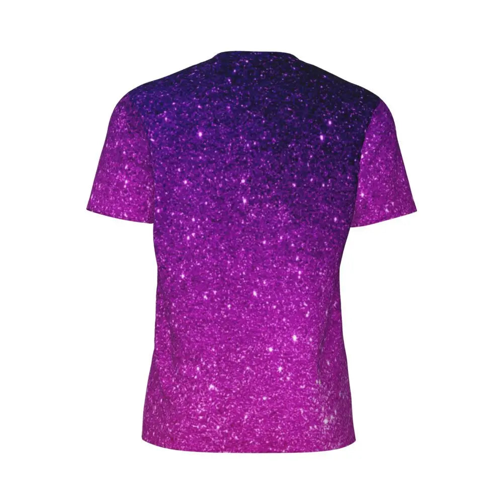 Áo Thun Nam Ombre Tím Hồng Thời Trang Hè Đầy Phong Cách