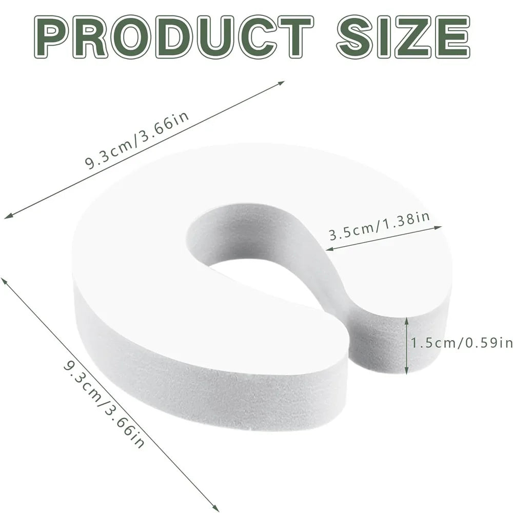 6 Piece Set of Soft Foam Door Stopper Anti-pinch Door Stopper Anti-pinch Guard Protector Child Safety Door Stopper Soft Foam Pad - Daisan Mart