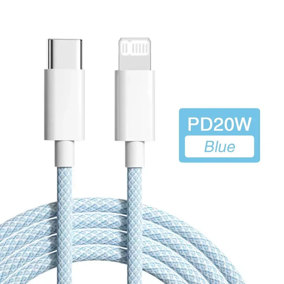 PD 20W USB-C to Lightning Fast Charging Cable For iPhone
