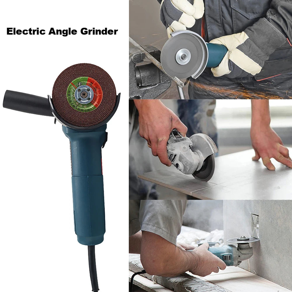 1000W Electric Angle Grinder 220V Corded Grinder Machine 6 Speeds 100/125mm Electric Grinding Cutting Polishing Power Tools
