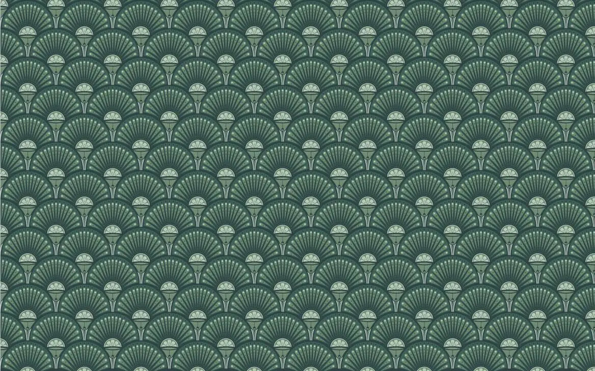 Custom Papel De Parede 3D Retro coral pink fan-shaped shell background wall wallpaper bedroom sofa background hotel wall papers