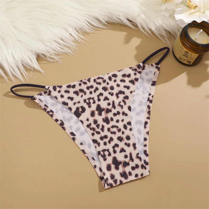 Quần Lót Lụa In Hoa Bướm Sexy Eo Thấp Nữ XS-XL