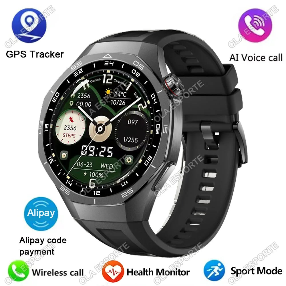 Đồng Hồ Thông Minh 2025 Nam Watch Pro AMOLED GPS NFC