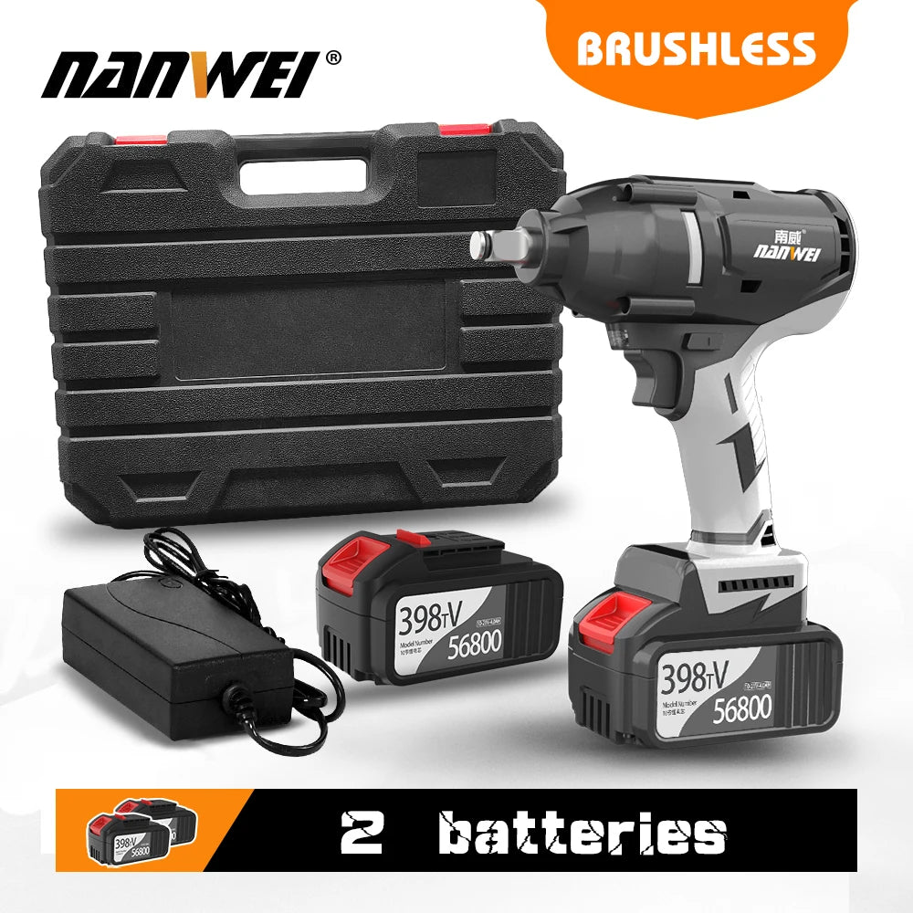 Máy Vặn Ốc Không Dây NANWEI 600N Siêu Mô-men Xoắn - Daisan Mart