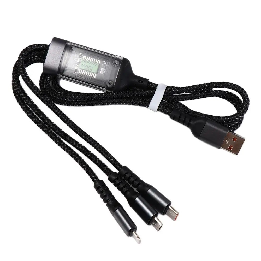 Cáp Sạc Nhanh 3in1 100W Đa Năng USB Type-C - Daisan Mart