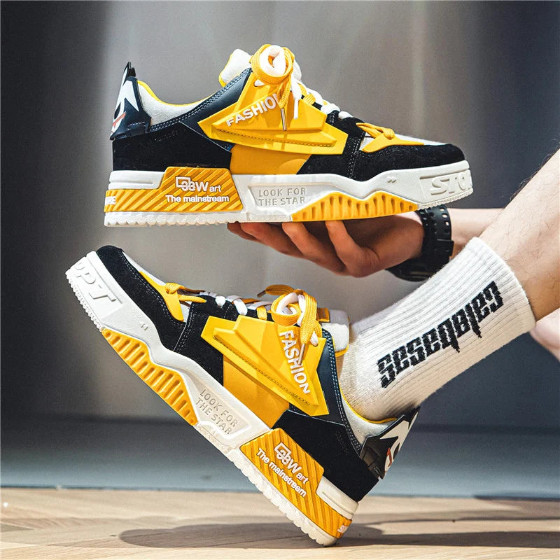 Red Fashion Couple Shoes Hip Hop Style Men And Women