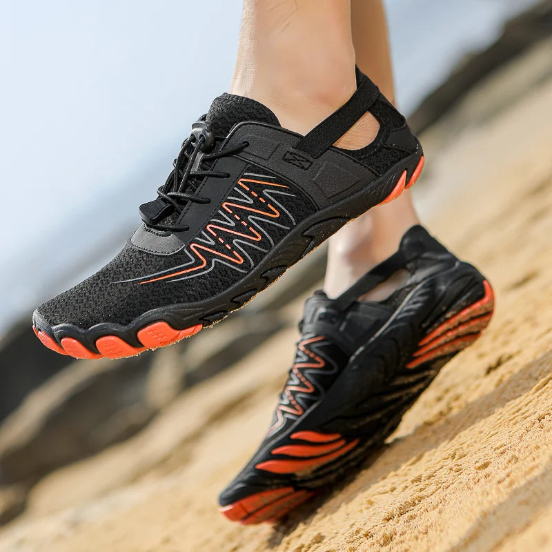 Giày Lội Nước Unisex Chống Trượt Biển Sông Cỡ Lớn