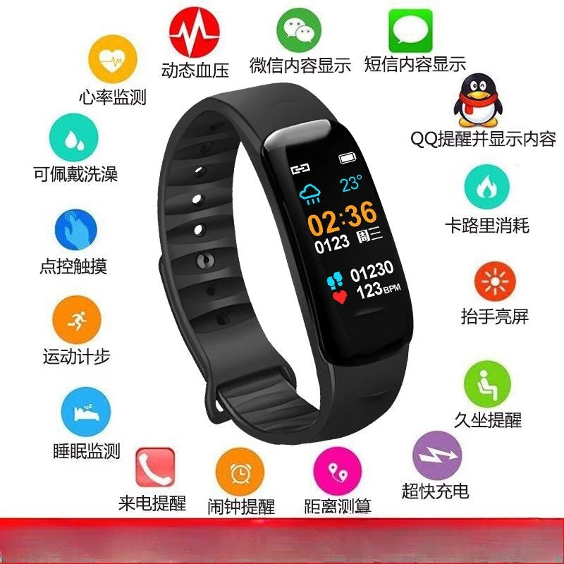 Đồng Hồ Thông Minh Chống Nước Đa Năng Theo Dõi Sức Khỏe