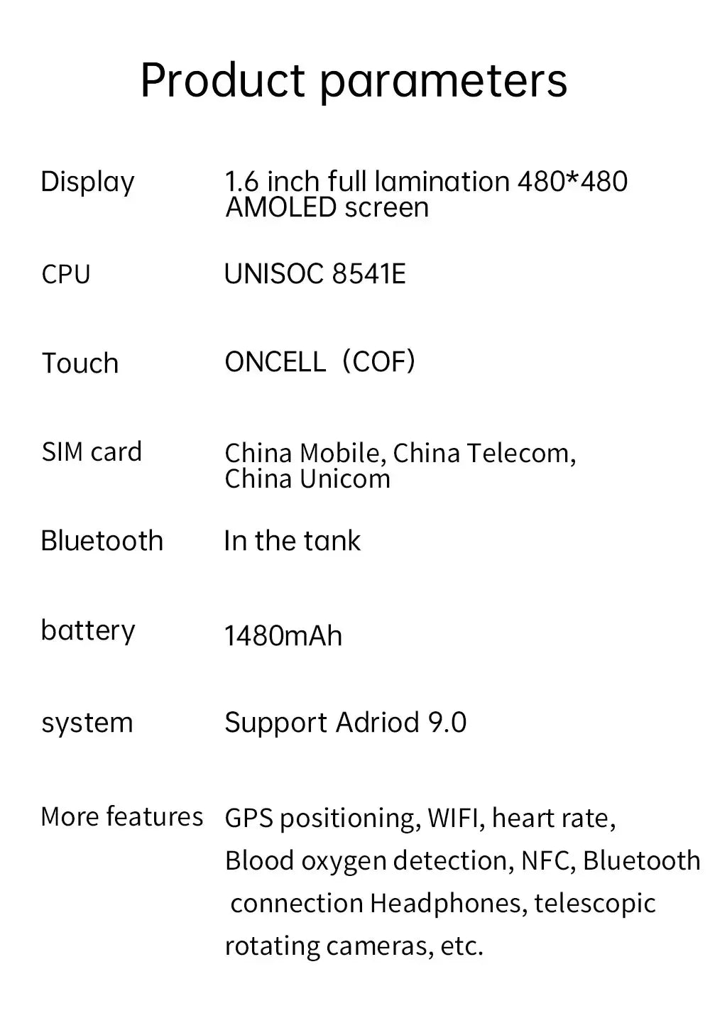 SmartWatch Ultra 5G - Màn hình AMOLED, Camera 8MP IP68