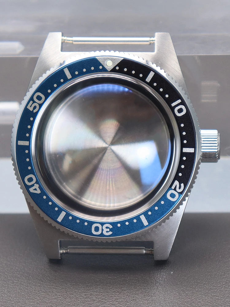 Modified Seiko 62MAS Diving 40mm Vintage Watch Cases Bubble Sapphire Crystal Glass Fit NH34 NH35 NH36 NH38 Movement 28.5mm Dial - Daisan Mart