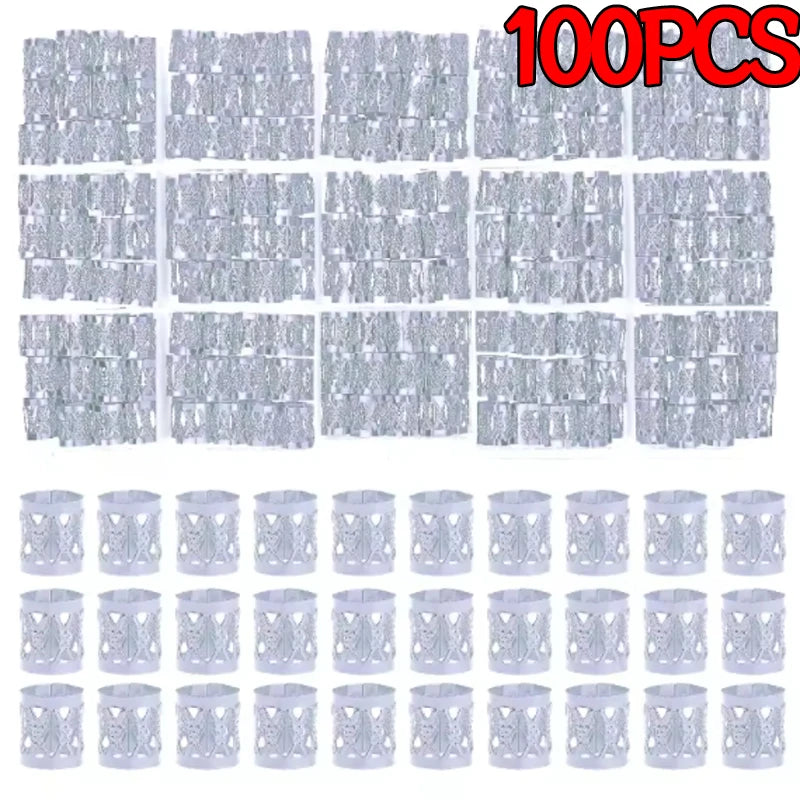 Vòng Trang Sức Tóc 100 Chiếc - Phụ Kiện Tóc Sành Điệu