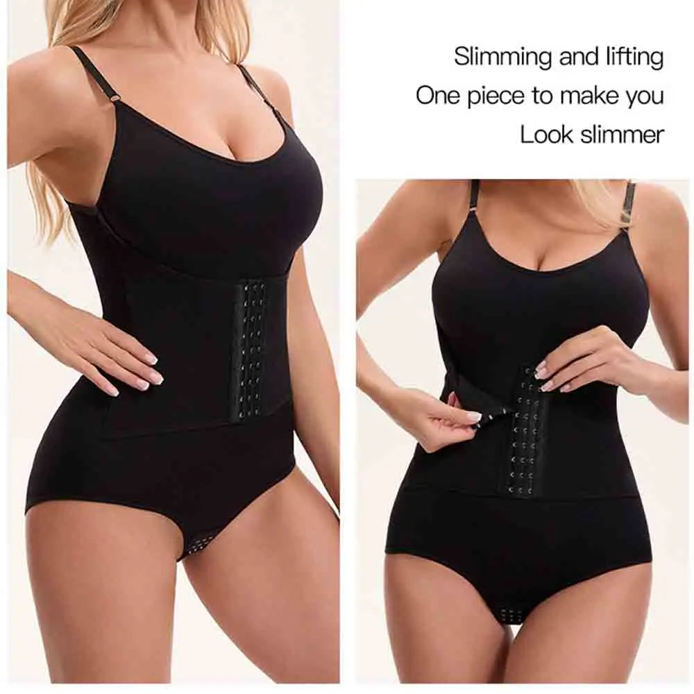 Naisstoo Shapewear Bodysuit Women Tummy Control Tight Slimming Waist Trainer Body Shaper Jumpsuit Drop Shipping Bodysuits