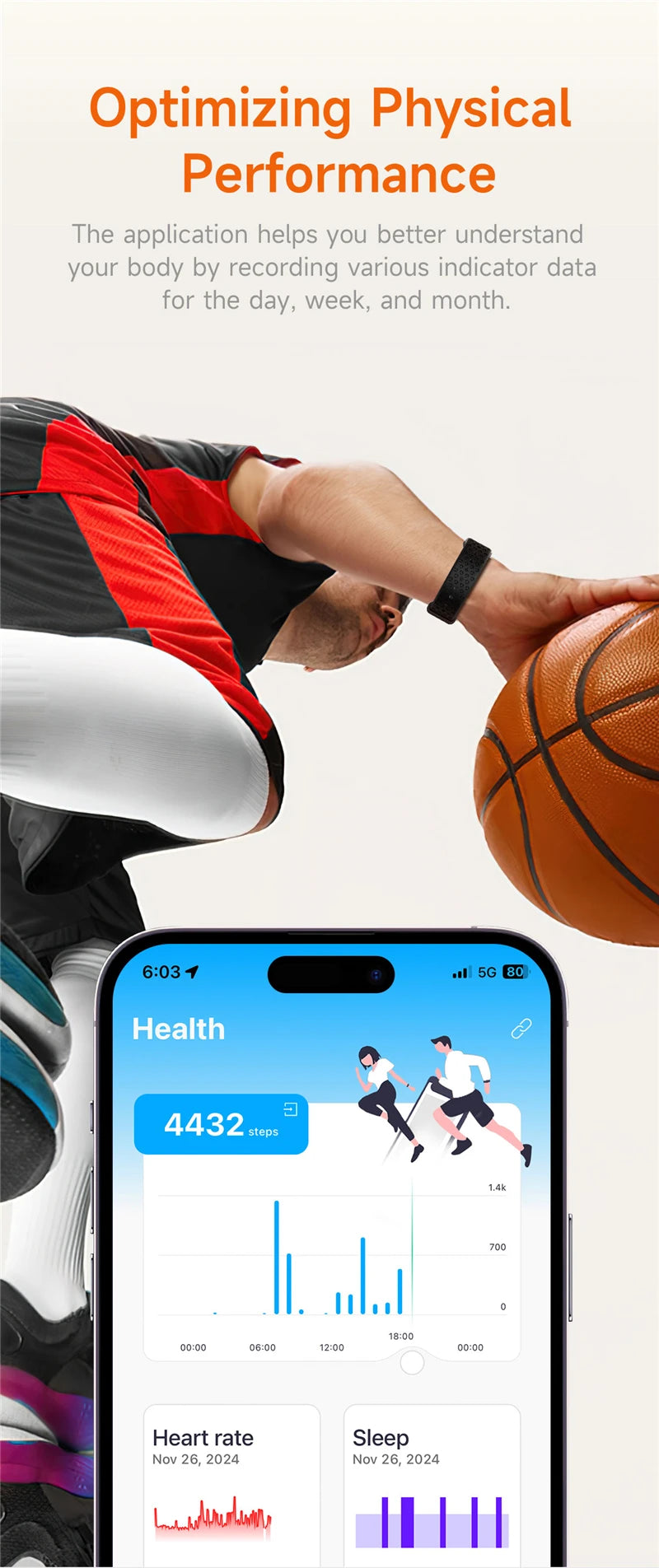 Đồng hồ thông minh đa năng chống nước đo nhịp tim