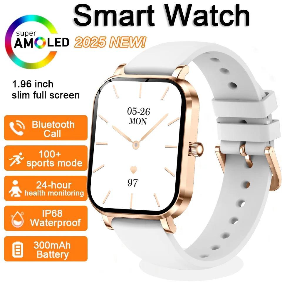 Đồng Hồ Thông Minh Nữ 2025 Cảm Ứng Gọi Bluetooth