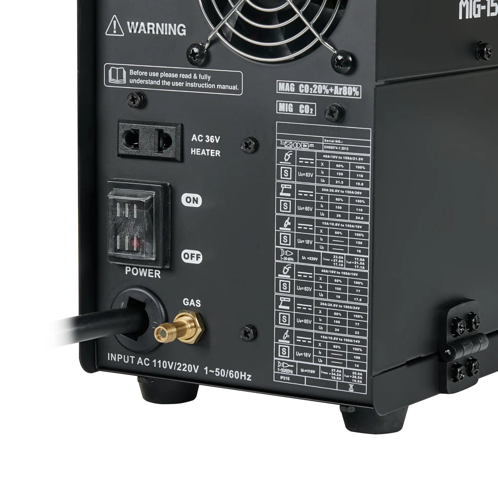 Máy hàn MIG TIG Stick 5in1 đa năng MIG156 110V/220V - Daisan Mart