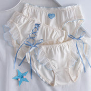 Women's Cotton Panties Low Waist Cute Soft Princess