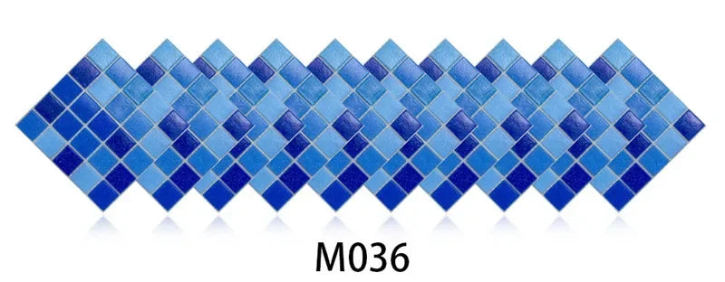 10pcs/set Marble Mosaic Tiles Wall Sticker Transfers Flat Covers for Kitchen Bathroom Stitching Stickers Self-adhesive Removable