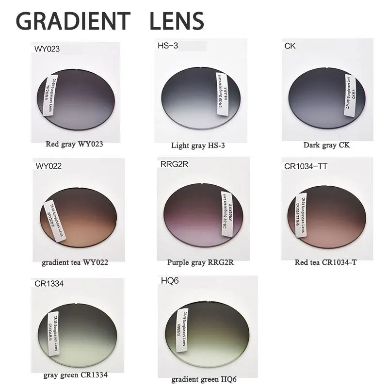 A Pair Of Optical Tinted Lens Dyed Myopia Presbyopia Aspheric Prescription Scratch-resistant 1.56 1.61 1.67 Index - Daisan Mart