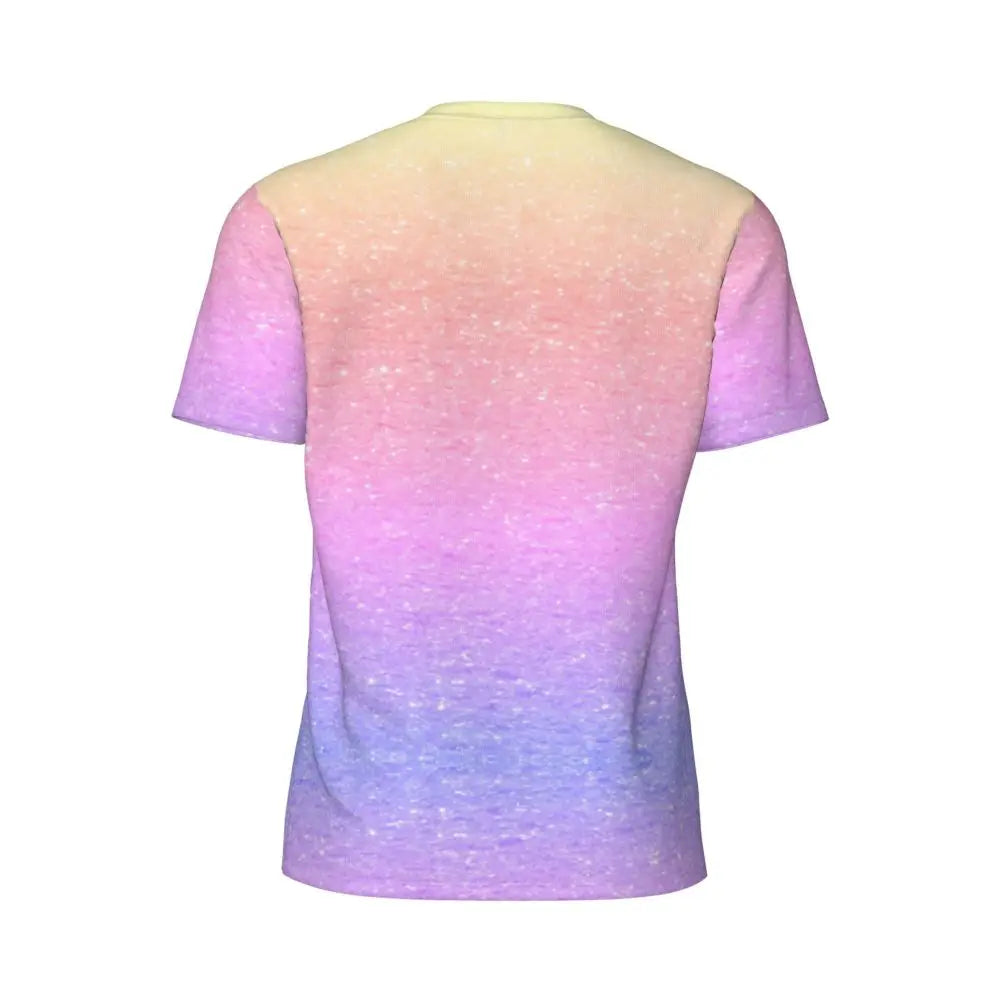 Áo Thun Nam Ombre Tím Hồng Thời Trang Hè Đầy Phong Cách