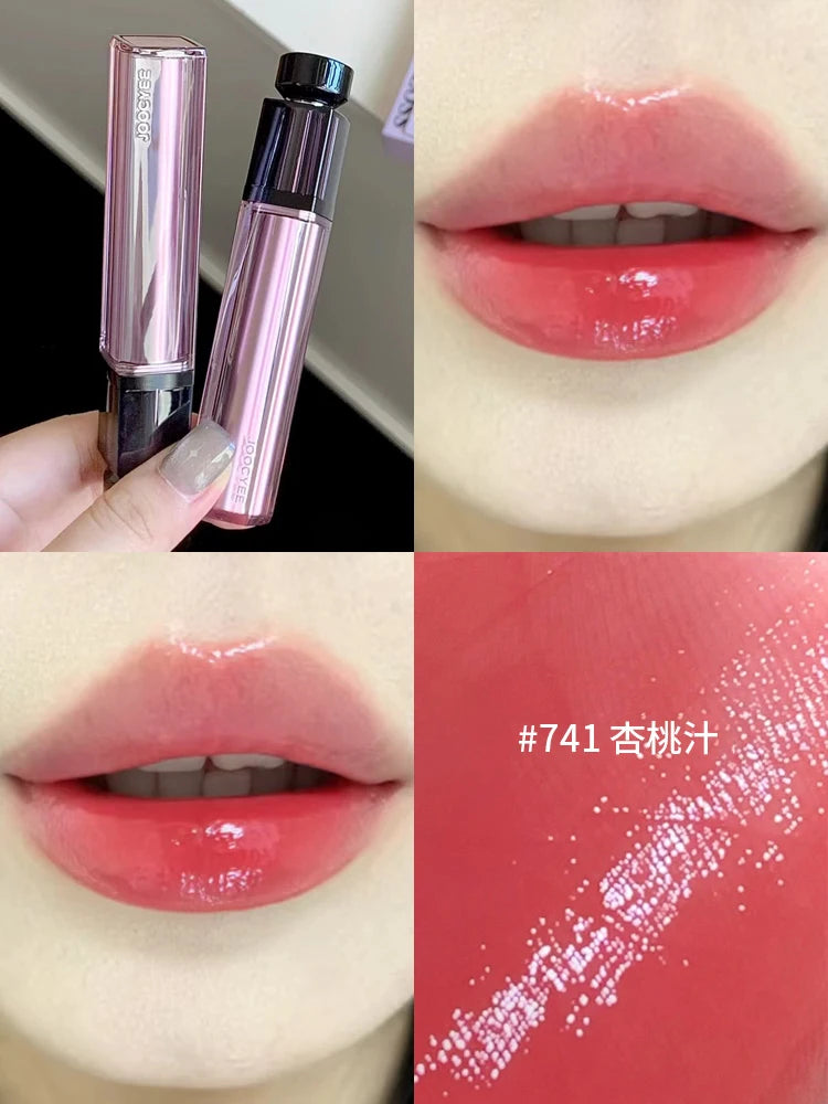 Joocyee Fermented Water Essence Lip Glaze Water Mirror Lipgloss 00 Primary Color Naked Matte Lipclay Lipstick