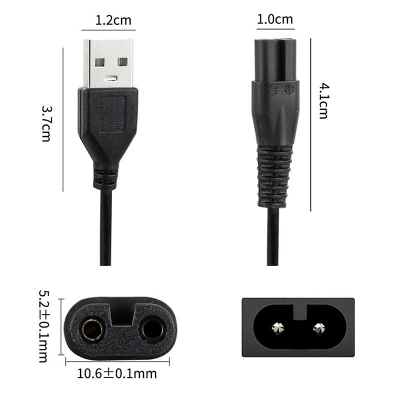 Meridian Shaver Spare Compatible Charging Cable