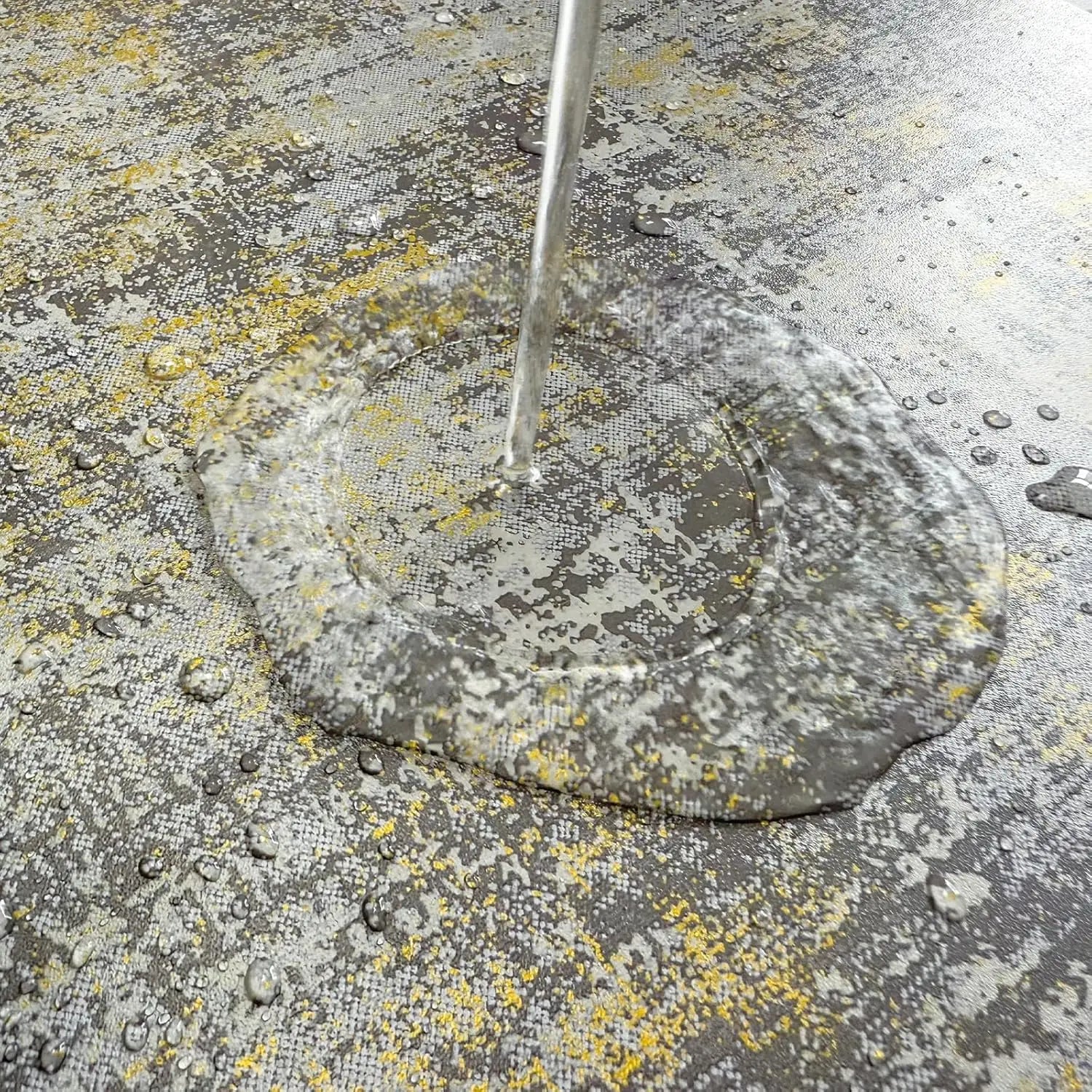 Vintage Black Gold Metallic Peel and Stick Wallpaper Self Adhesive Industrial Metallic Concrete Wall Paper Stick on Wallpaper