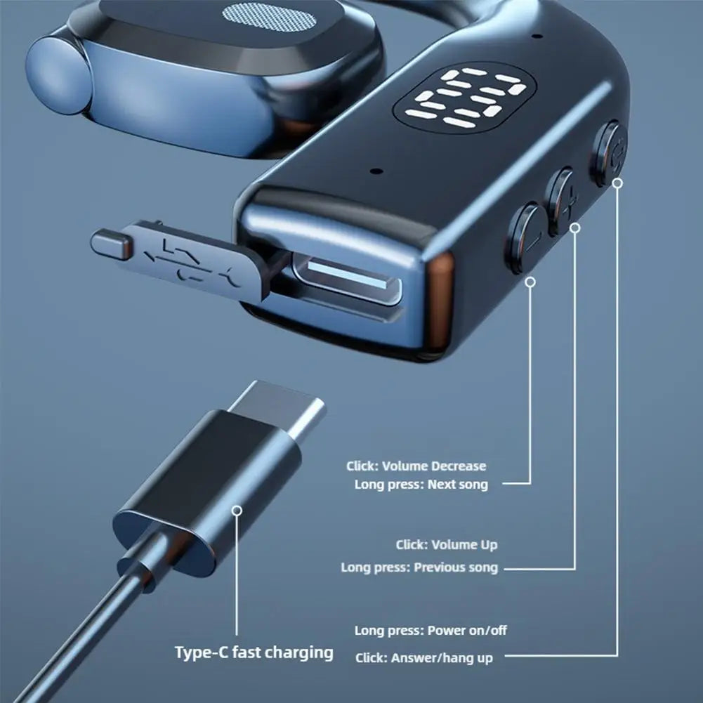 Bluetooth Waterproof Mono Headset - Long Talk Time