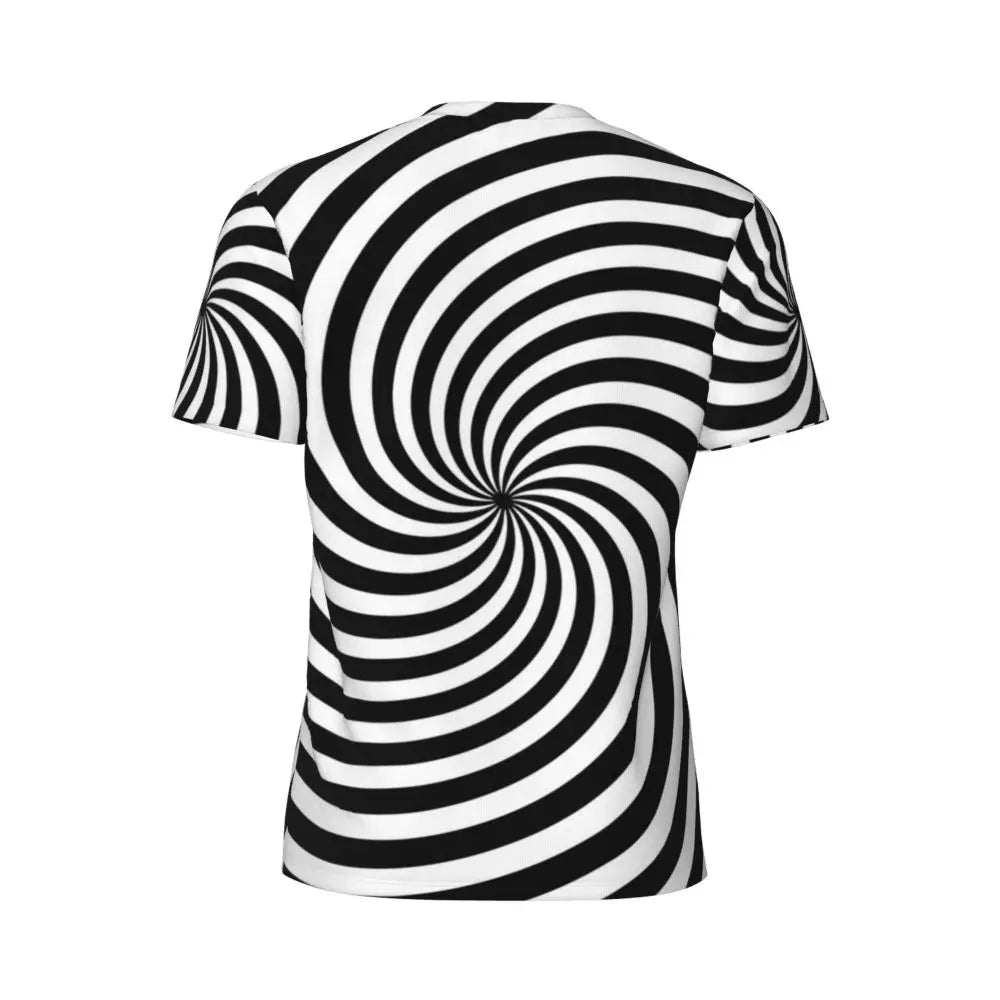 Stylish Mondrian Striped Men's Gym T-Shirt