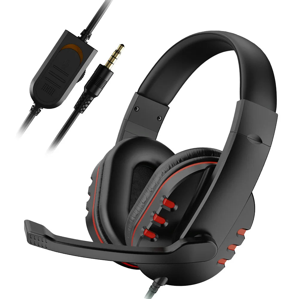 3.5mm gaming headset with mic for PC PS4 computer