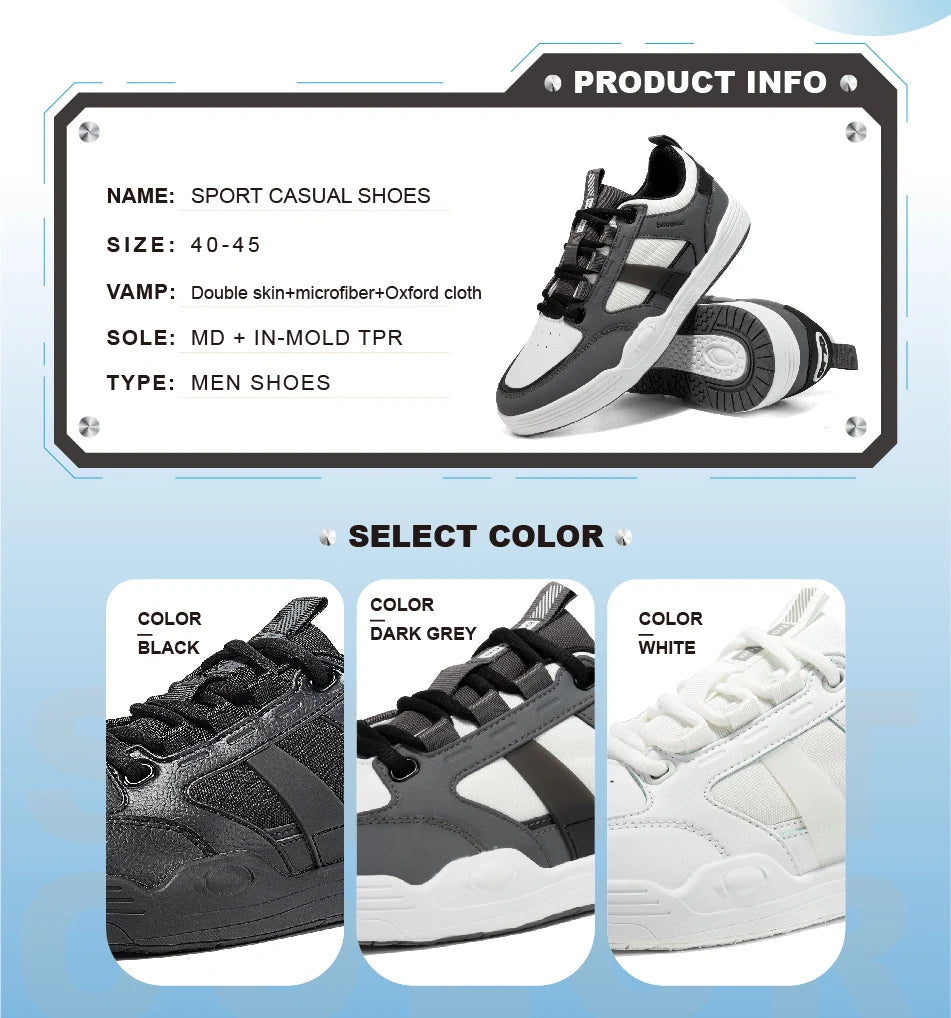 Giày Trượt Ván Nam Baasploa - Thời Trang, Nhẹ, Chống Trơn