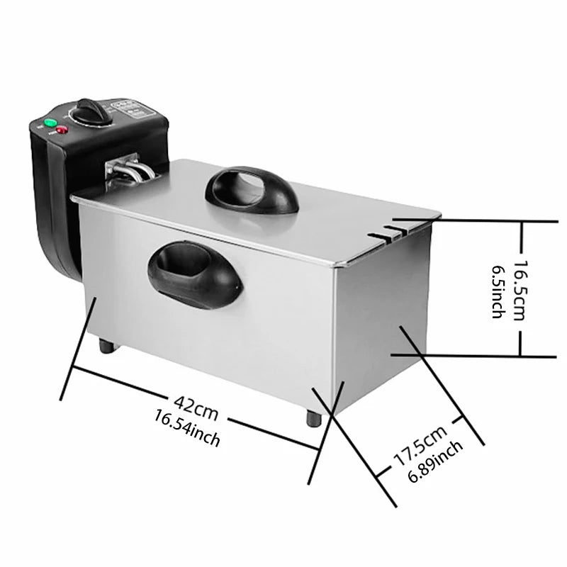 2000W Multi-Function Fryer - Crispy and Delicious Every Minute