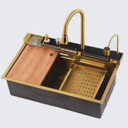 304 Multi-Function Sink with LED Light &amp; Digital Display