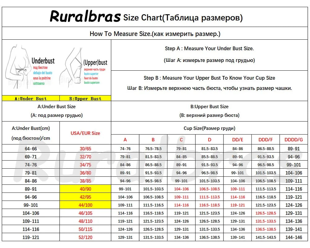 CDE big size women's bra, push-up, non-padded, sexy