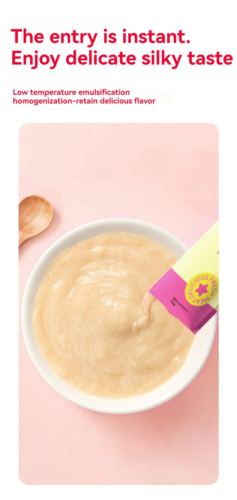 Miếng Thịt Gà Cá Cho Mèo - Bổ Sung Dinh Dưỡng 15g